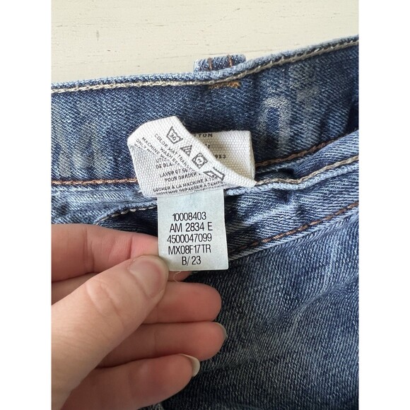 Ariat M4 Low Rise Boot Jeans Mens 36 Blue Denim Boot Leg Western Cowboy - Picture 5 of 6